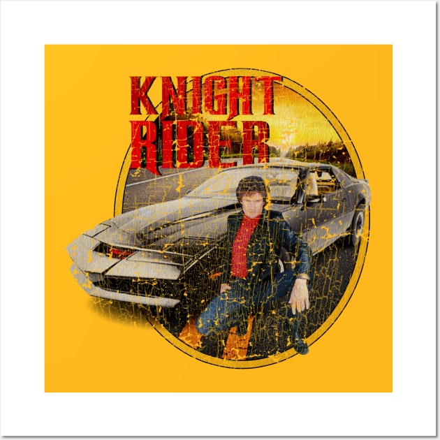 Knight Rider Super Car 1982 Wall Art by Thrift Haven505